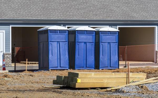 the minimum rental period for a construction site porta potty is usually one month